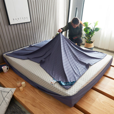 Six Side All Inclusive Single Layer Mattress Cover Fitted Sheet