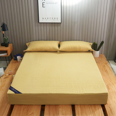 Six Side All Inclusive Single Layer Mattress Cover Fitted Sheet