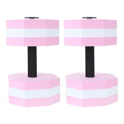 2Pcs Aquatic Dumbbells EVA Flexible Floating Water Dumbbells for Kids Adults Swimming Training Water Sport