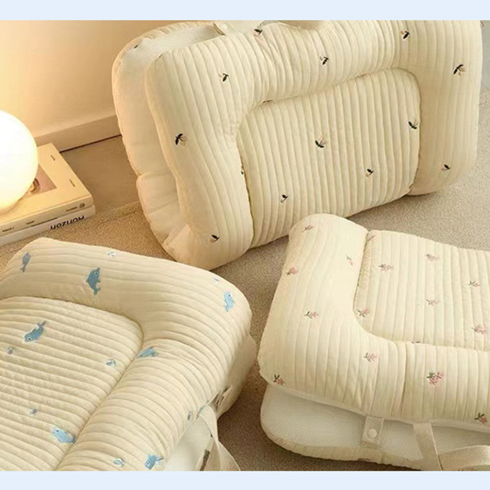 Newborn Pure Cotton Quilted Portable Reversible Mattress
