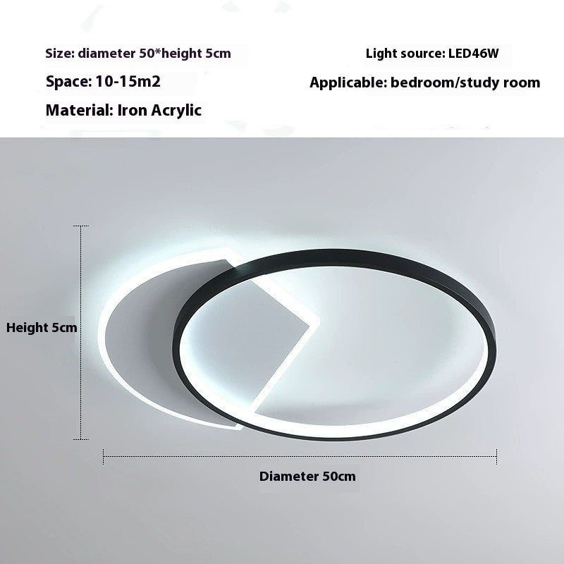 Simple Modern Led Ceiling Light Round Room