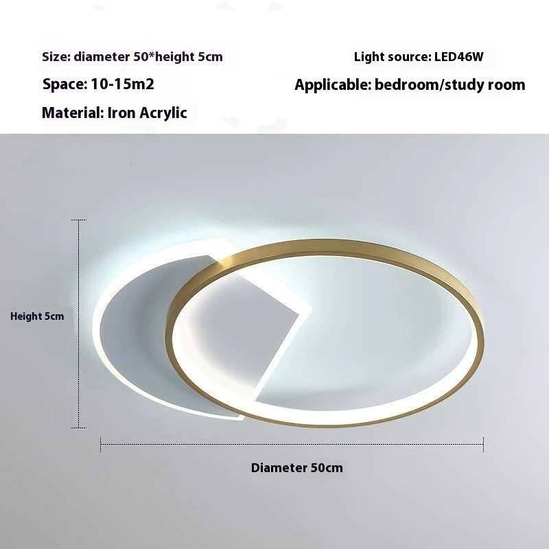 Simple Modern Led Ceiling Light Round Room